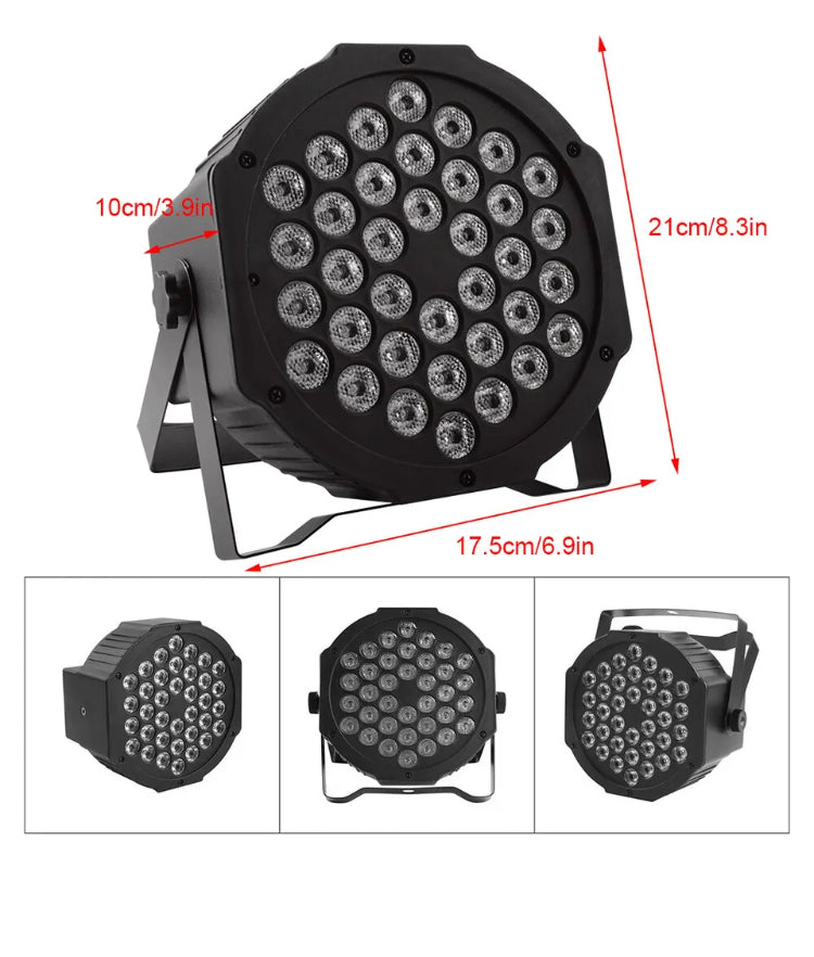 Brand new 36W 36 LED RGB Stage Lighting PAR Light DMX Beam Party DJ Disco Party Lights AU