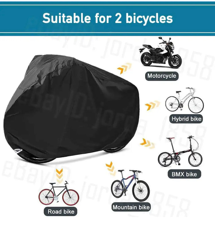 Brand new-Outdoor Waterproof Bike Cover 210T UV Protection Bicycle Waterproof Heavy Duty