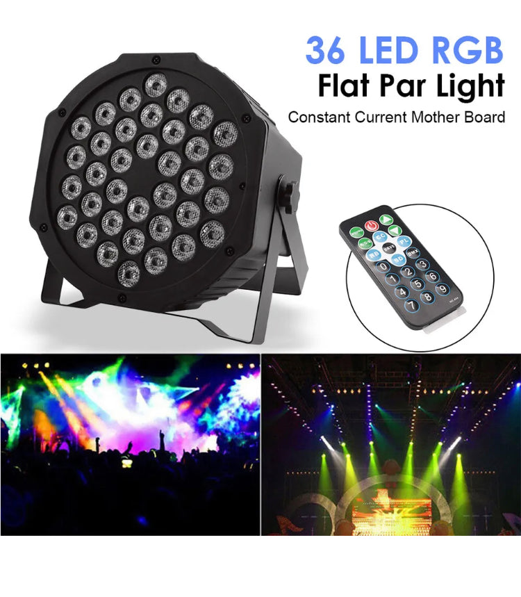 Brand new 36W 36 LED RGB Stage Lighting PAR Light DMX Beam Party DJ Disco Party Lights AU