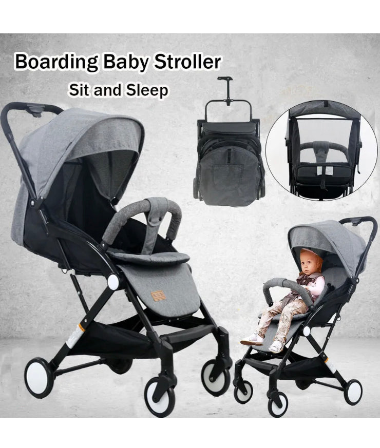 Brand new- free post New 2023 Lightweight Compact Baby Stroller Pram Easy Fold Travel Carry on Plane