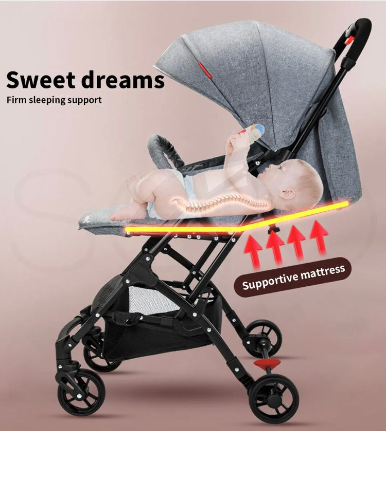 Brand new- free post Baby Portable Lightweight Stroller Toddler Pushchair Foldable Travel Carriage