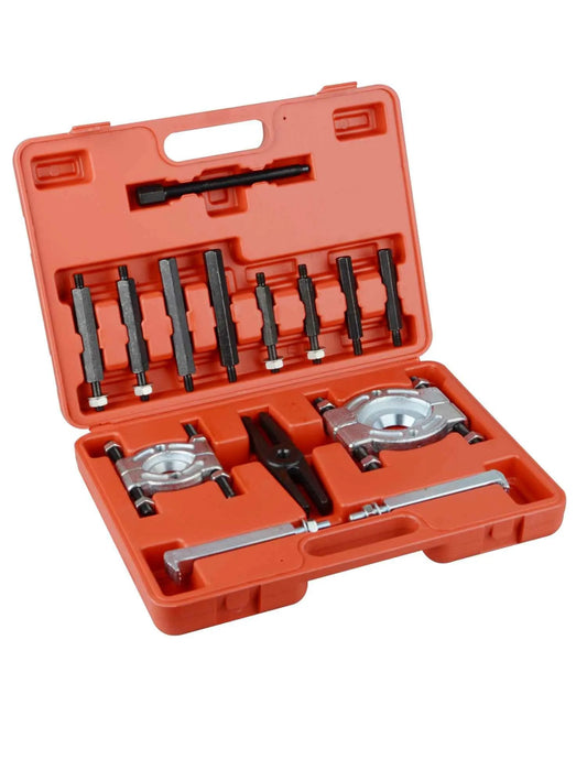 Brand new-free post 14 pcs Bearing Splitter Gear Puller Fly Wheel Separator Removal Tool Kit Set