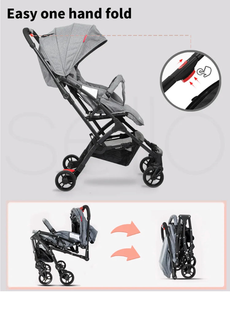 Brand new- free post Baby Portable Lightweight Stroller Toddler Pushchair Foldable Travel Carriage