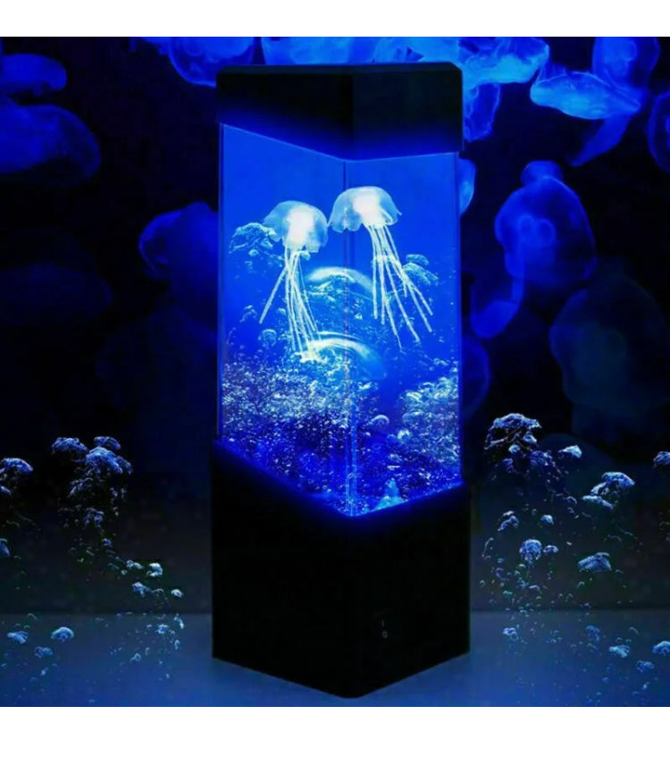 Brand new free post LED Jellyfish Lava Lamp Jellyfish Lamp Electric Aquarium Tank Mood Night Light