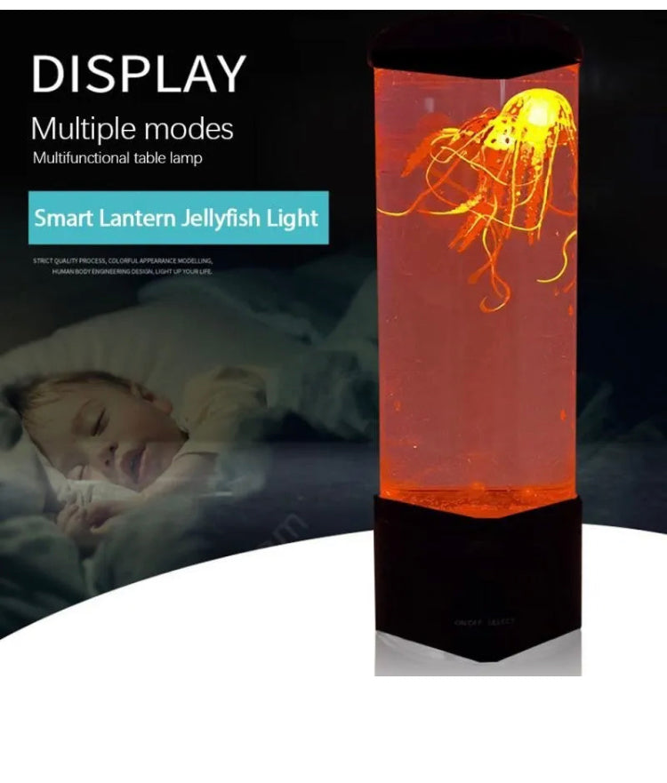 Brand new free post LED Jellyfish Lava Lamp Jellyfish Lamp Electric Aquarium Tank Mood Night Light