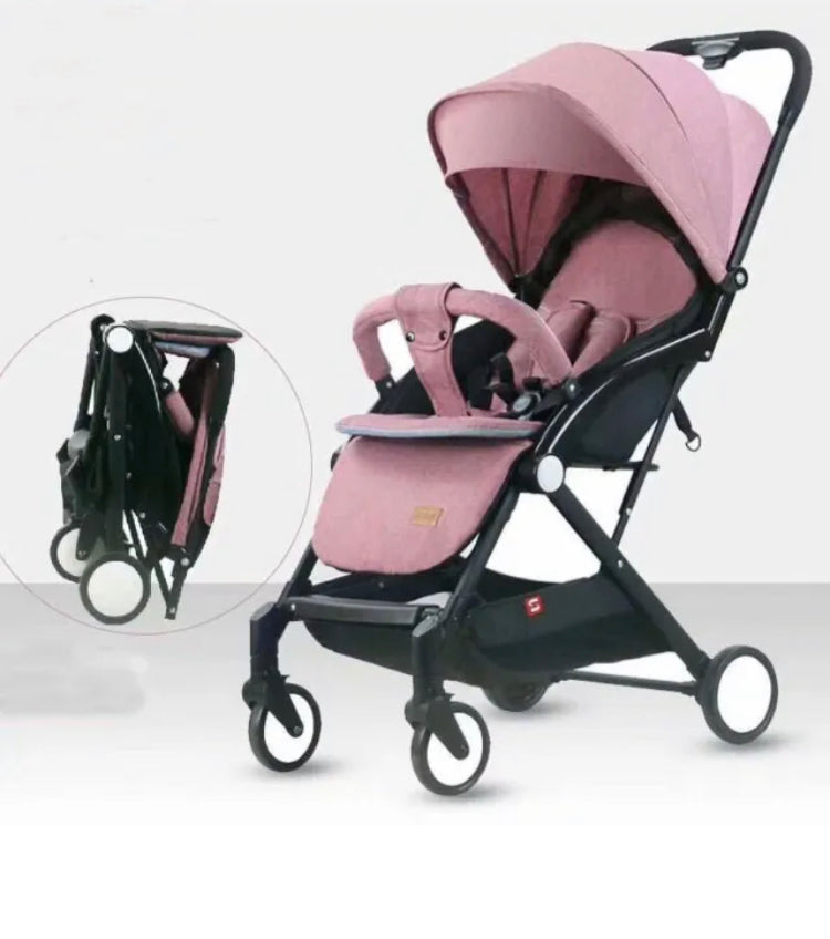 Brand new- free post New 2023 Lightweight Compact Baby Stroller Pram Easy Fold Travel Carry on Plane