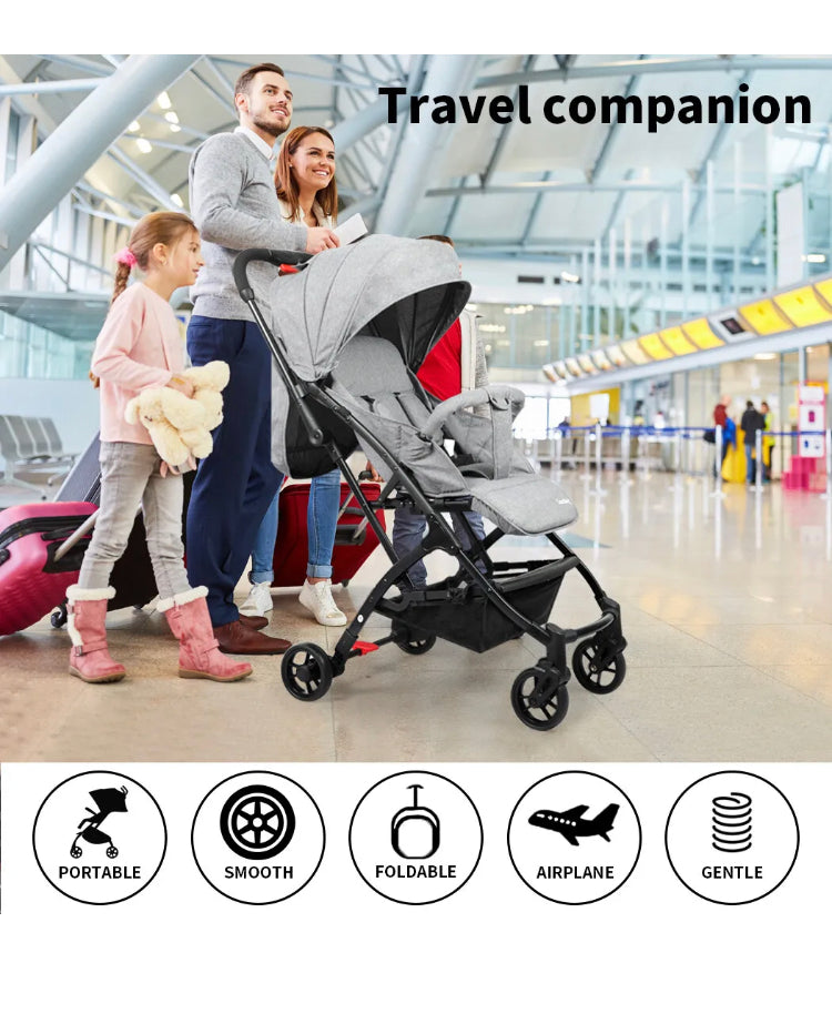 Brand new- free post Baby Portable Lightweight Stroller Toddler Pushchair Foldable Travel Carriage