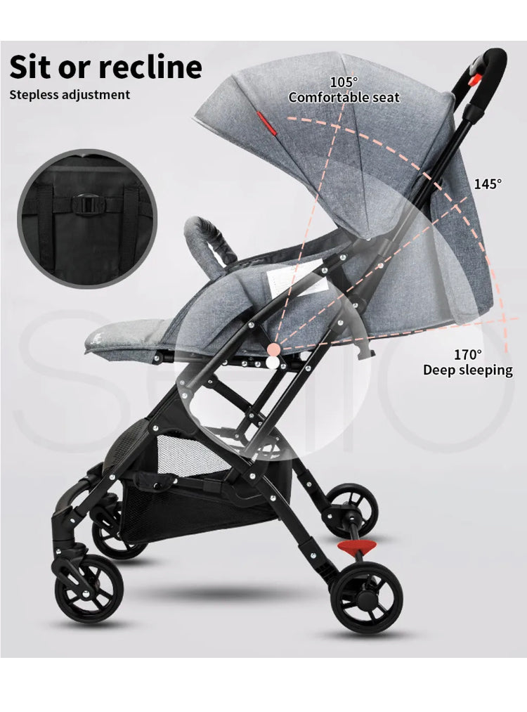 Brand new- free post Baby Portable Lightweight Stroller Toddler Pushchair Foldable Travel Carriage