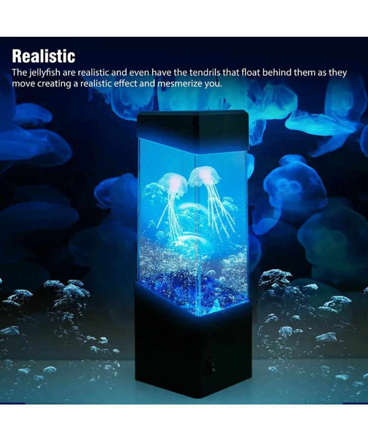 Brand new free post LED Jellyfish Lava Lamp Jellyfish Lamp Electric Aquarium Tank Mood Night Light