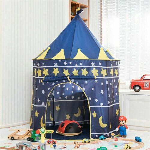 Kids Playhouse Play tent Pop Up Castle Princess Indoor Outdoor Girls Boys Gift