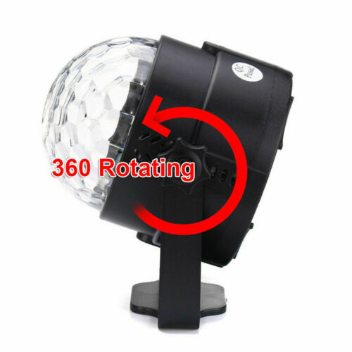 USB RGB LED Disco Ball DJ Party Light Effect Strobe Remote Auto Sound Activated