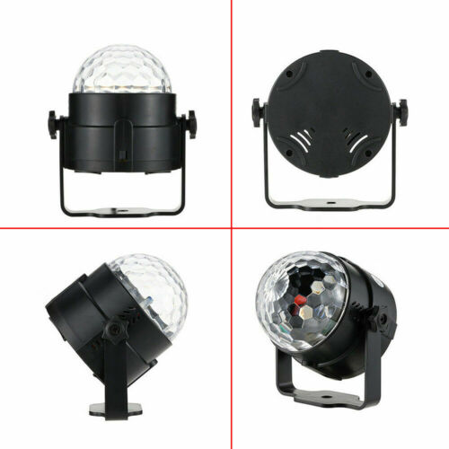 USB RGB LED Disco Ball DJ Party Light Effect Strobe Remote Auto Sound Activated