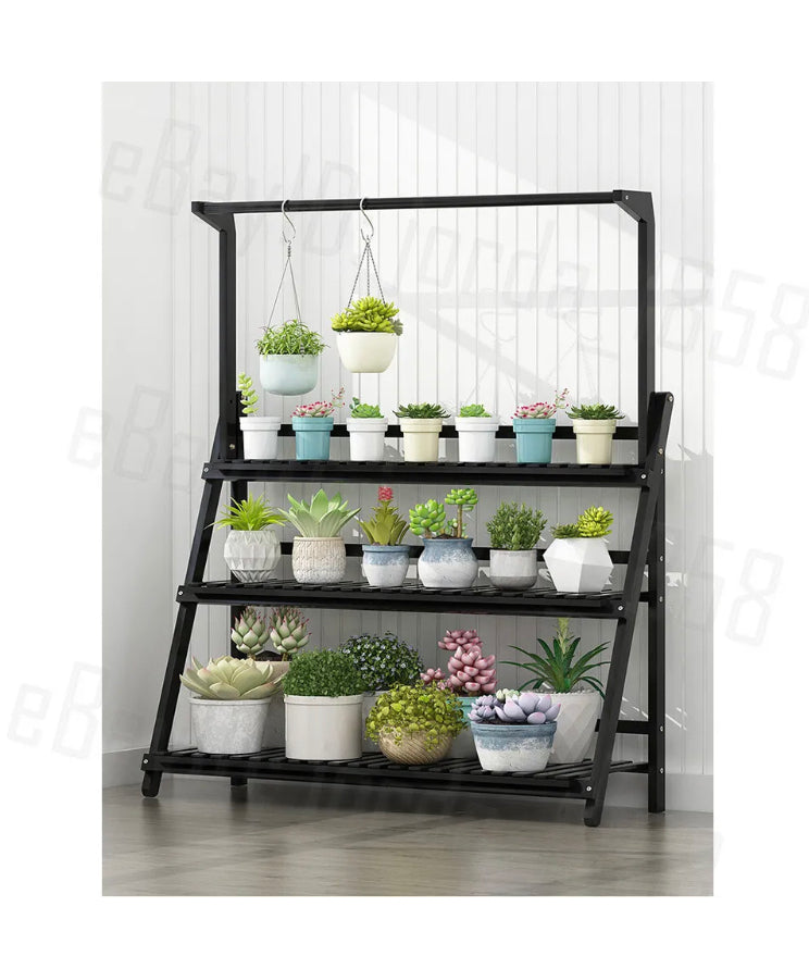 Brand new-free post Brand new- free post Livsip Plant Stand Garden Planter Wooden Flower Pot Rack Shelving Indoor