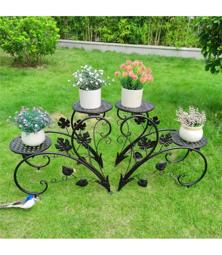 Brand new-free post 2X European Gardening Plant Stand Flower Pot Shelf Rack Garden Paradise Display