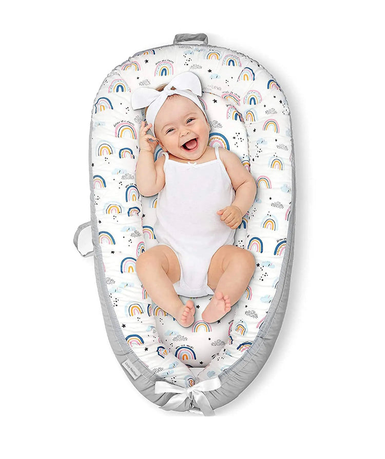 Brand new-free post Baby Nest Bed Lounger Sleeping Portable Pillow Newborn Bassinet Crib Cot