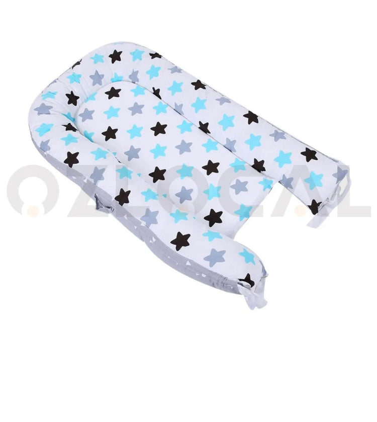 Brand new-free post Baby Nest Bed Lounger Sleeping Portable Pillow Newborn Bassinet Crib Cot 2 Sides