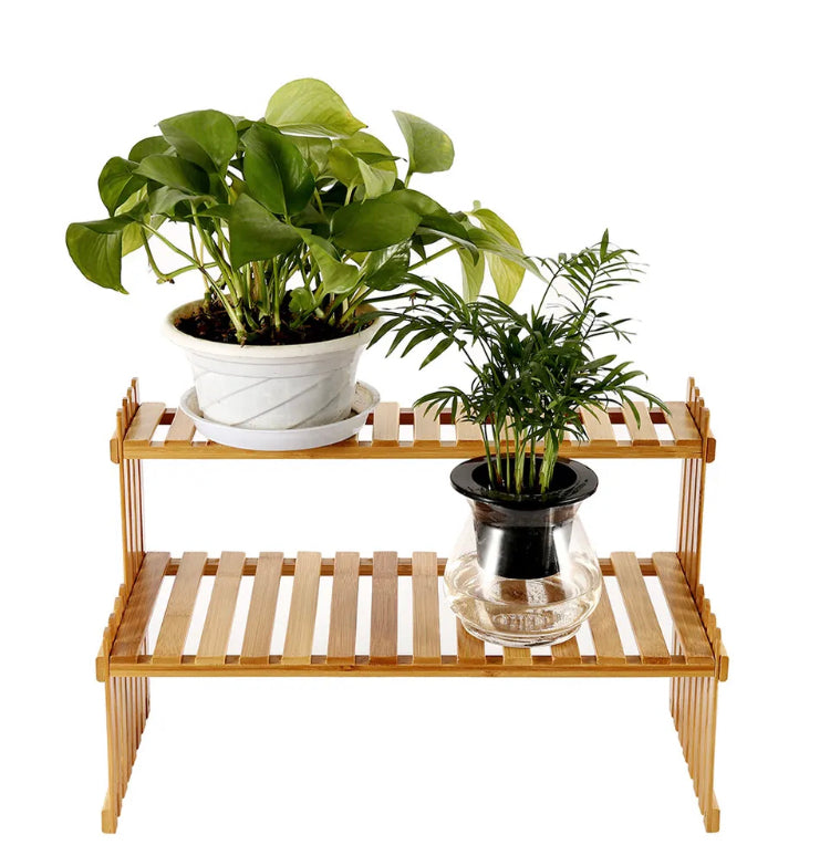 Brand new - free post Indoor Outdoor Garden Plant Stand Pot Planter Flower Shelf Wooden Shelving SH