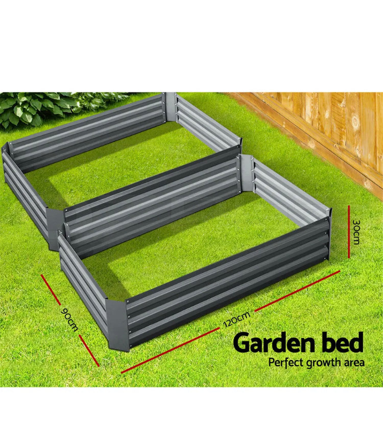 Brand new- free post Brand new -free post Greenfingers Garden Bed 2x Galvanised Steel Raised Planter 120 x 90cm