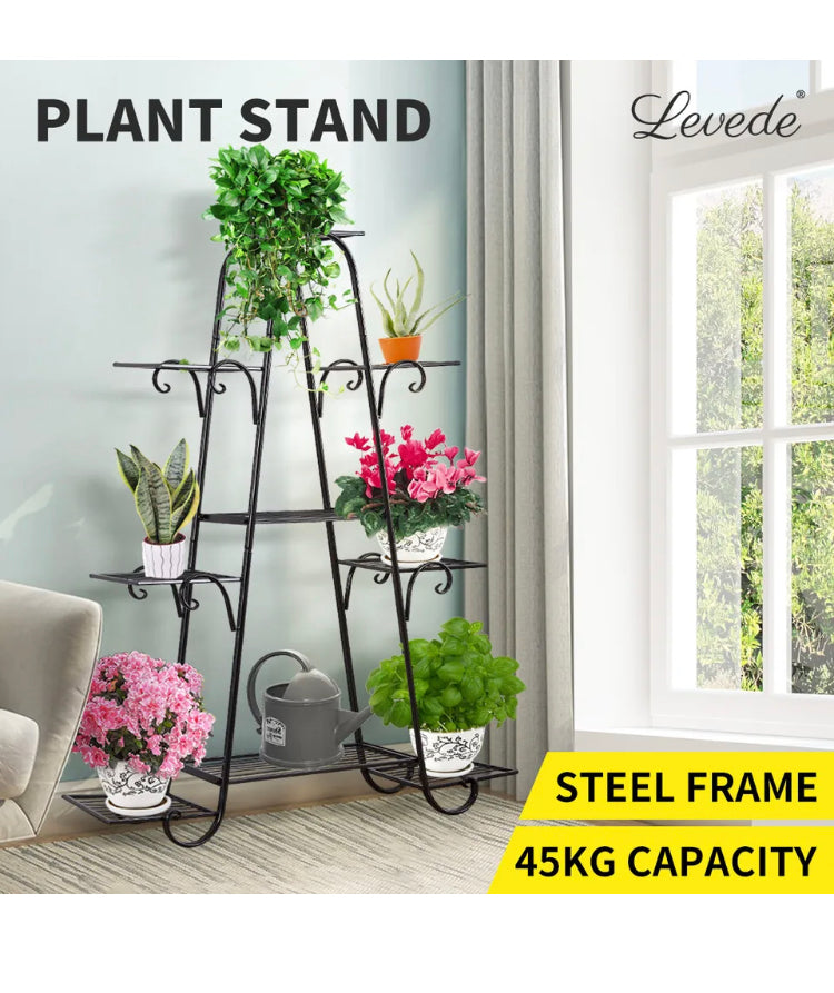 Brand new free post Levede Outdoor Indoor Metal Plant Stand Flower Pots Rack Garden Corner Shelf