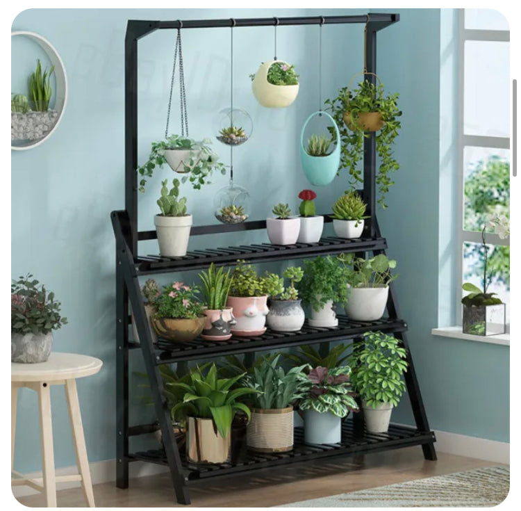 Brand new-free post Brand new- free post Livsip Plant Stand Garden Planter Wooden Flower Pot Rack Shelving Indoor