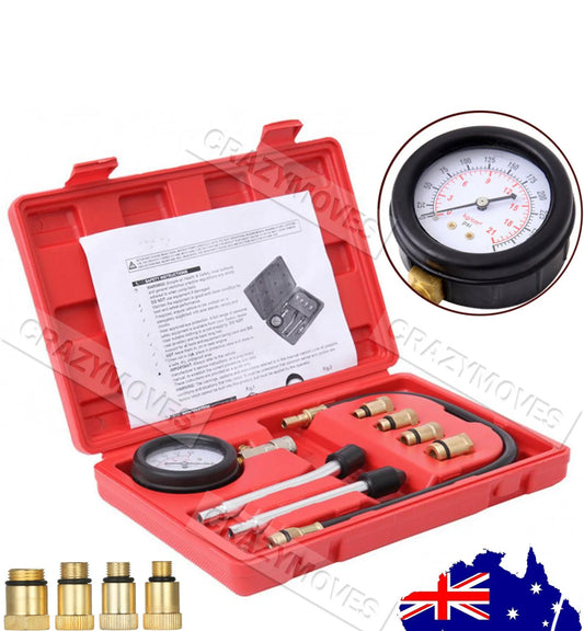 Brand new- free post Petrol Engine Compression Tester Kit Tool Set For Automotives Motorcycle