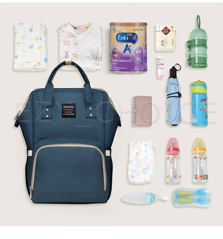 Brand new- free shipping Luxury Multifunctional Baby Diaper Nappy Backpack Maternity Mummy Changing Bag