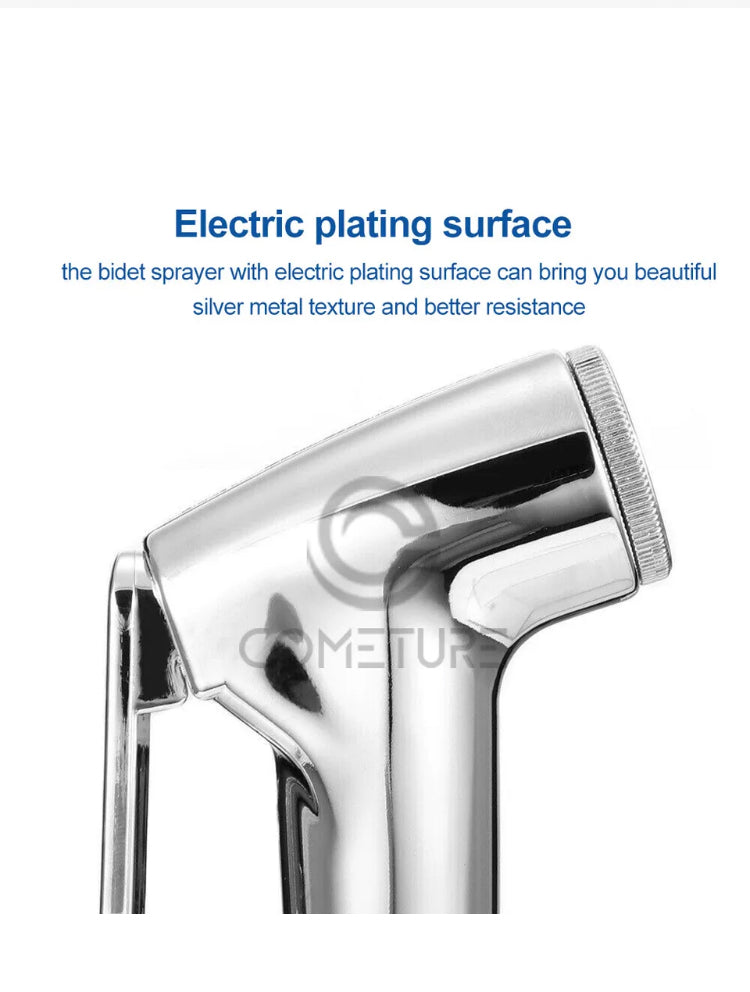 Brand new- free post Stainless Steel Bidet Douche Toilet Spray Shattaf Shower Head Sprayer Tool Hand