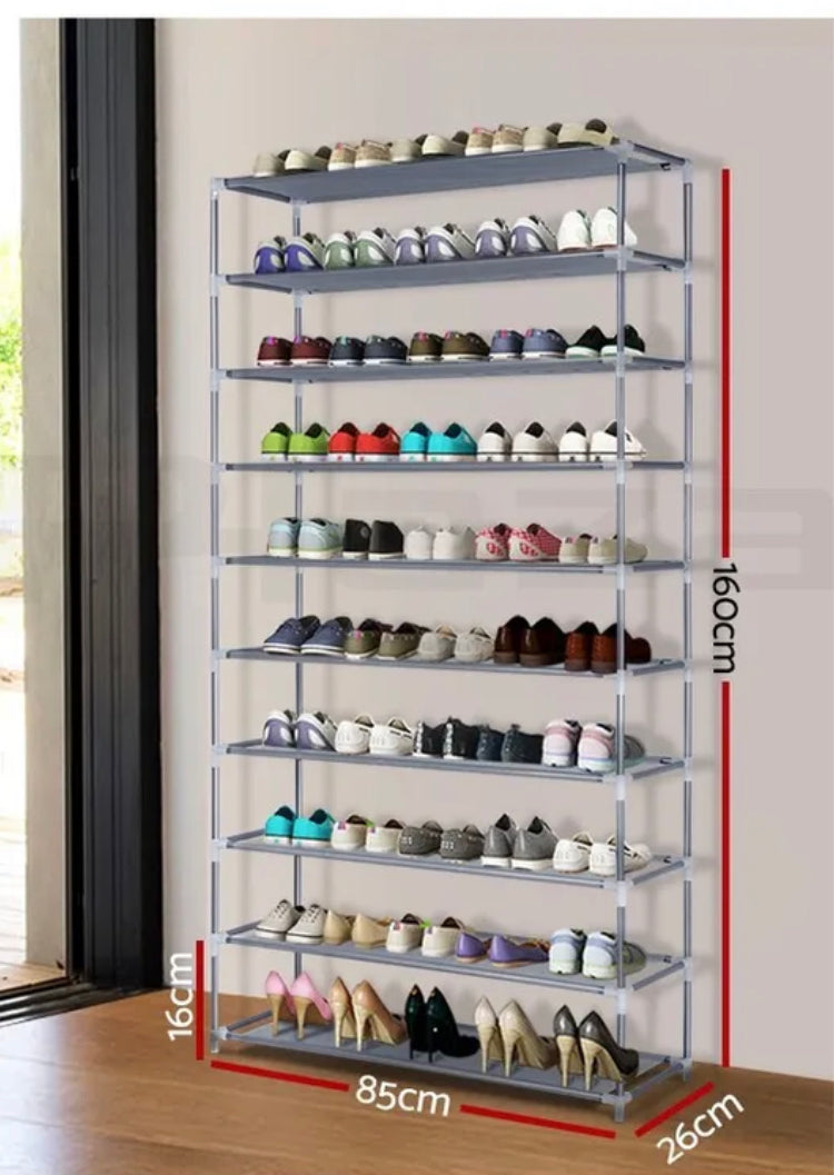 Shoe Rack without cover- can hold 50 pairs of shoes