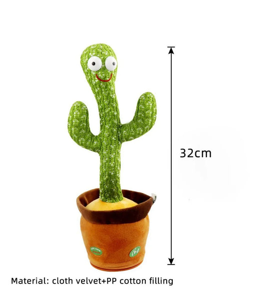 Brand new- free shipping Dancing Cactus Plush Toy Doll Electronic Recording Shake With Song Funny Gift AU