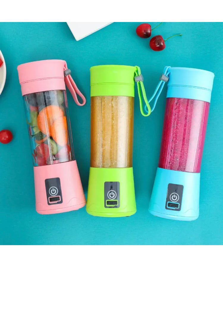 Brand new- free post Rechargeable PORTABLE USB ELECTRIC FRUIT JUICER SMOOTHIE BLENDER TRAVEL BOTTLE