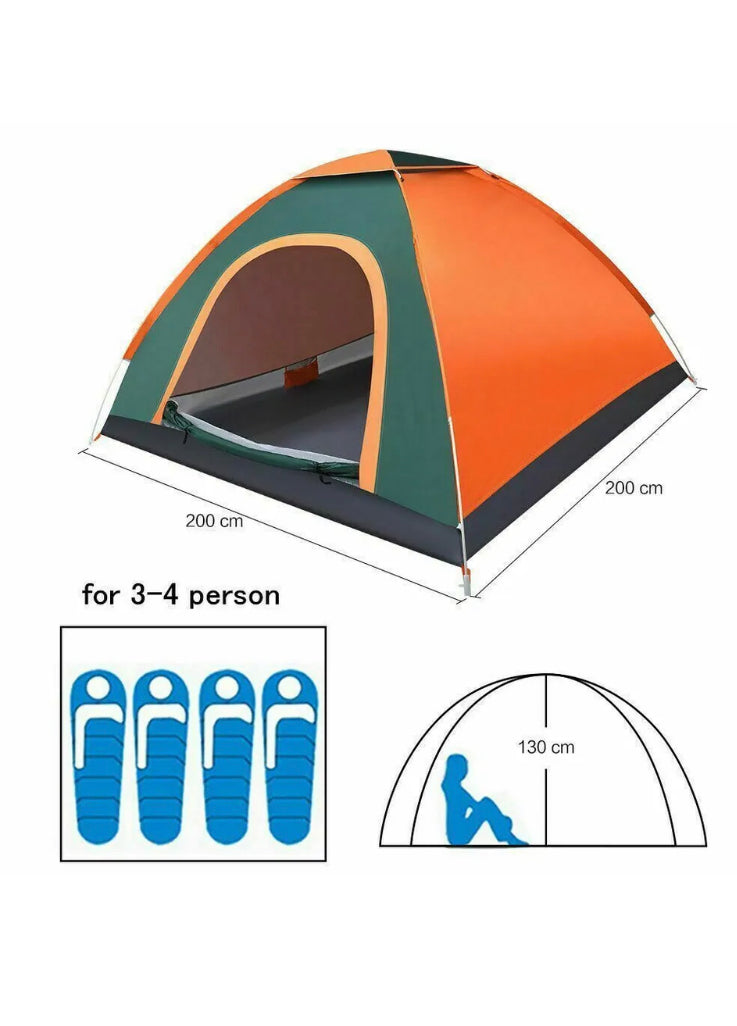 2-3 Person Instant Automatic Pop Up Portable Tent Camping Beach Outdoor Shelter