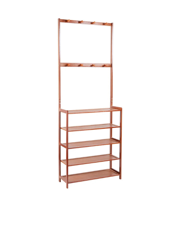 Brand new-free post 185CM Hall Tree Stand Entryway Hat Coat Clothes Shoe Rack Large Storage Capacity