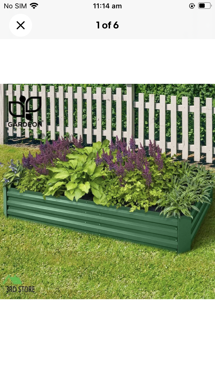 With sizes Greenfingers Garden Bed Galvanised Steel Raised Instant Planter Veggie