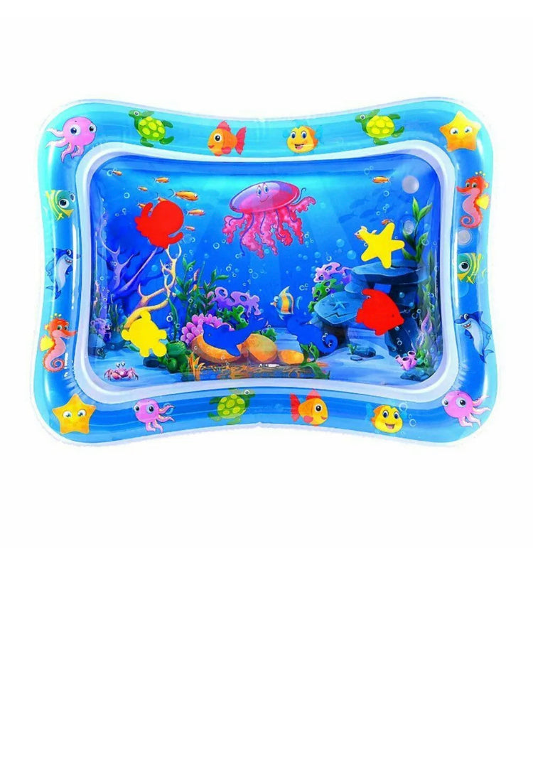 Brand new- free post Baby Water Play Mat Inflatable For Infants Toddlers Fun Tummy Time Sea World AU