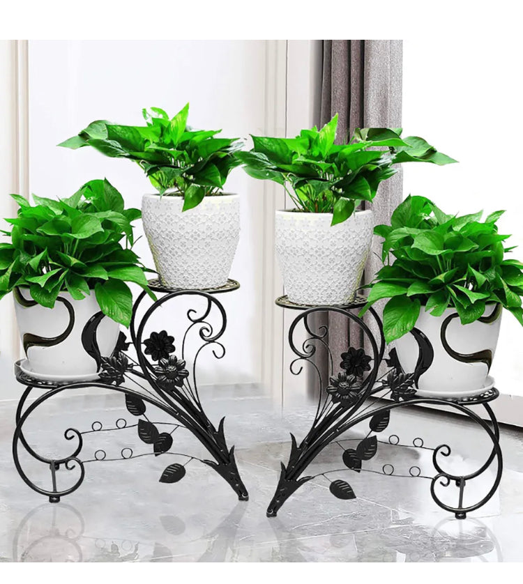 Brand new-free post 2X European Gardening Plant Stand Flower Pot Shelf Rack Garden Paradise Display