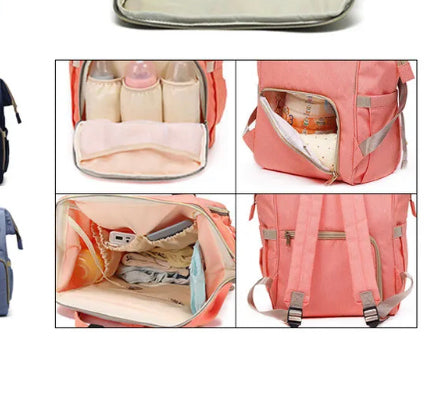 Brand new- free shipping Luxury Multifunctional Baby Diaper Nappy Backpack Maternity Mummy Changing Bag