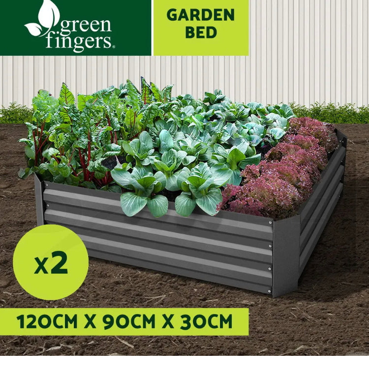 Brand new- free post Brand new -free post Greenfingers Garden Bed 2x Galvanised Steel Raised Planter 120 x 90cm