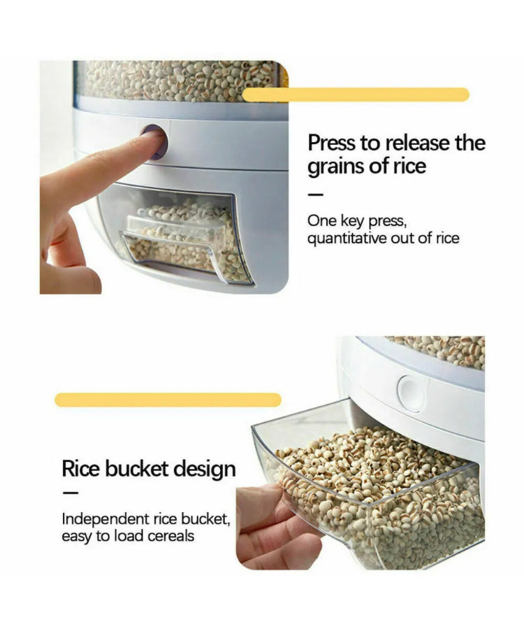 Brand new- free post rotating rice dispenser