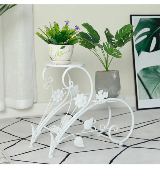 Brand new-free post 2X European Gardening Plant Stand Flower Pot Shelf Rack Garden Paradise Display