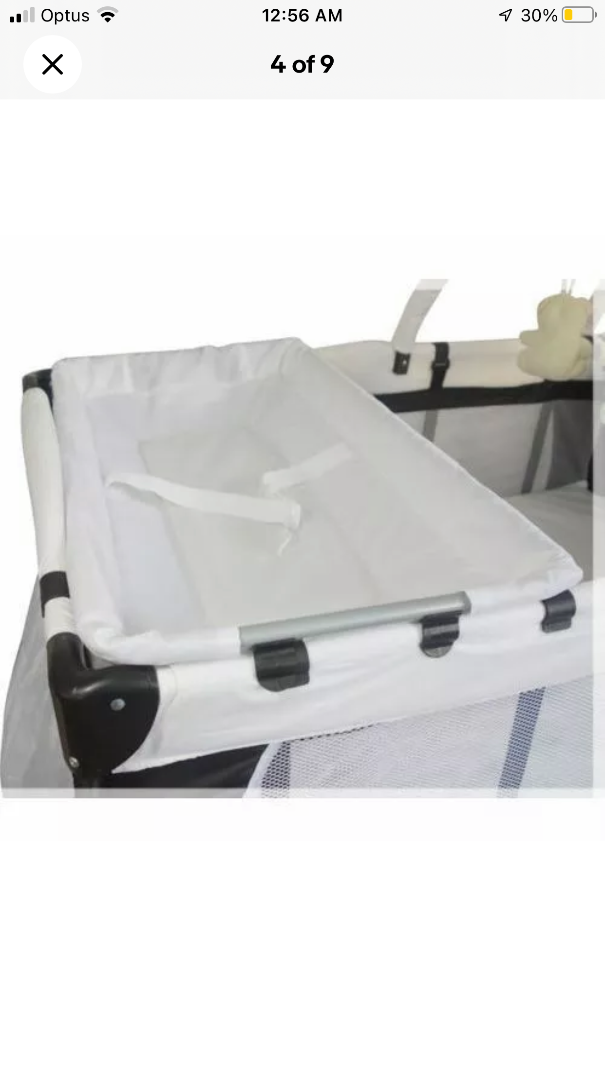 Brand new- free shipping *NEW*  BABY PORTABLE TRAVEL COT BASSINET FOLDABLE PLAYPEN PORTACOT