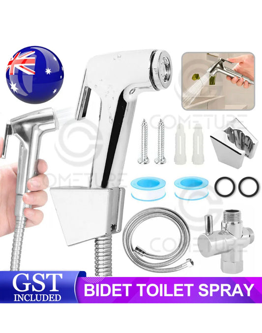 Brand new- free post Stainless Steel Bidet Douche Toilet Spray Shattaf Shower Head Sprayer Tool Hand