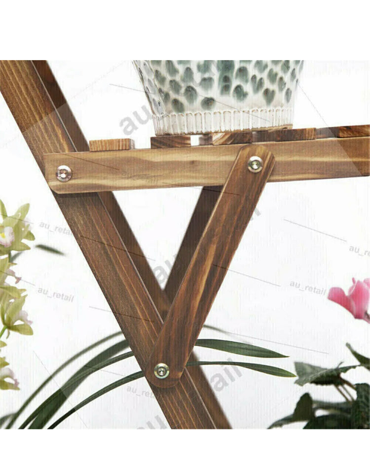 Brand new -6 Tier Plant Stand Outdoor Indoor Wooden Planter Corner Pots Rack Flower Shelf