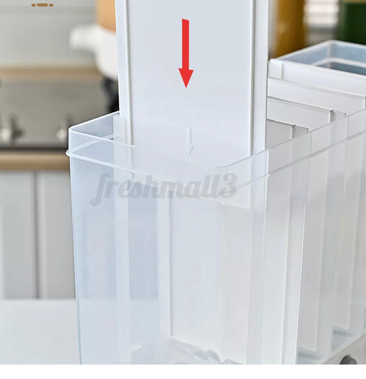 Brand new- free post 10Kg Grain Case Cereal Dispenser Storage Boxes Kitchen Food Bean Rice Container