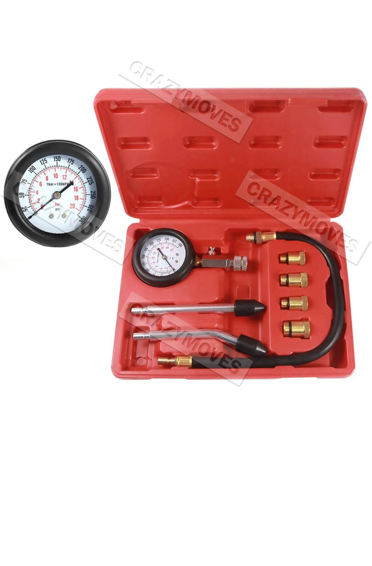 Brand new- free post Petrol Engine Compression Tester Kit Tool Set For Automotives Motorcycle