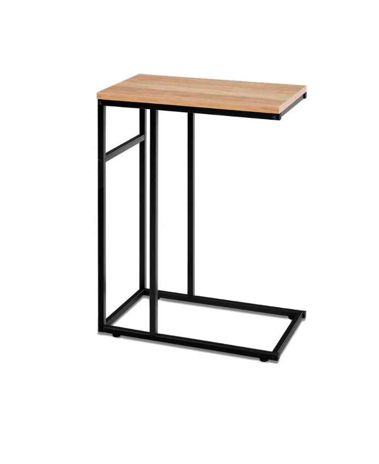 Brand new-free post Artiss Coffee Table Side End Tables Laptop Desk Bedside Sofa Wooden Metal Frame