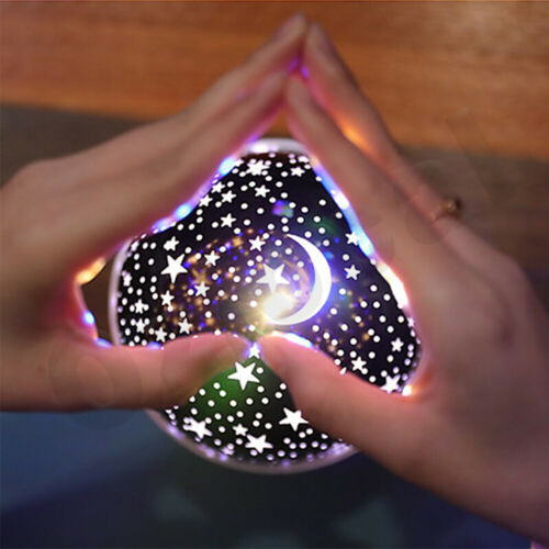 LED Star Night Light Galaxy Starry Sky Projector Party Rotating Kids Room Gift